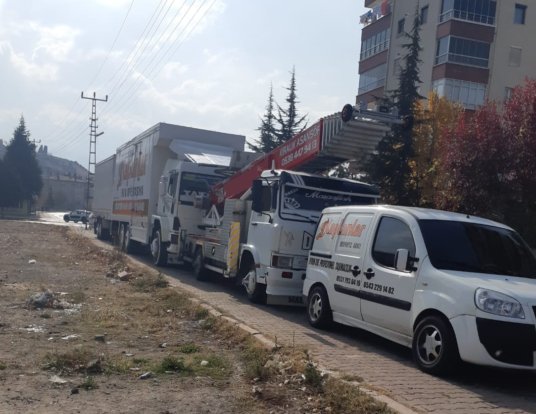 Kayseri Evden Eve Nakliyat KAPLANLAR Asansörlü Taşımacılık Kolay